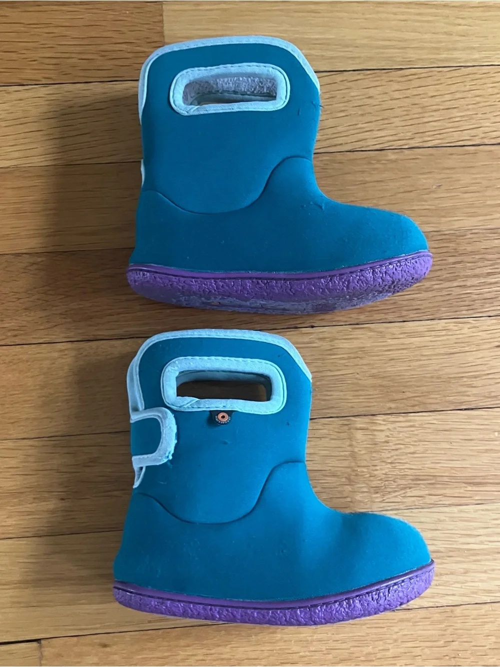 Bogs Turquoise Purple Winter Insulated Snow Boots Toddler 8